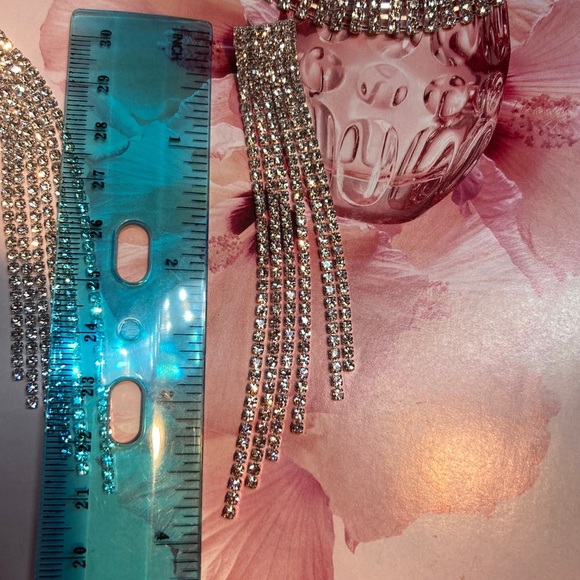 ๐ Rhinestone Crystals Set Bracelet Earrings - Picture 5 of 6